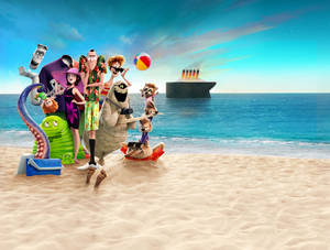 Hotel Transylvania Beach Volley Wallpaper