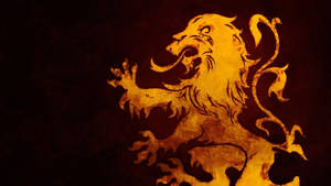 House Lannister Blazing Effect Wallpaper