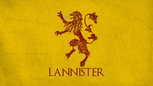 House Lannister Yellow Crumpled Wallpaper