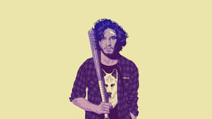 House Stark Jon Snow Baseball Art Wallpaper