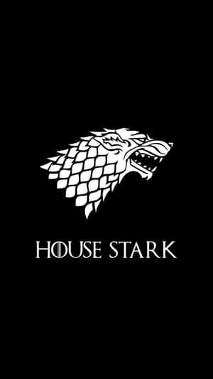 House Stark Simple Phone Wallpaper