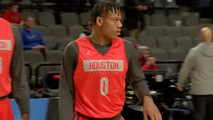 Houston Basketball Player Warmup Wallpaper