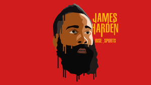 Houston Rockets James Harden Vector Wallpaper