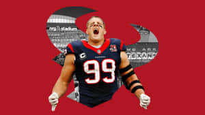 Houston Texans Defensive End J.j. Watt Wallpaper