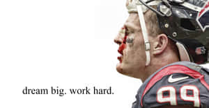 Houston Texans Defensive End Jj Watt Wallpaper