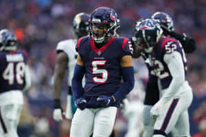 Houston Texans Player Number5 On Field Wallpaper