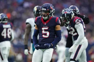 Houston Texans Player Number5 On Field Wallpaper