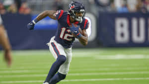 Houston Texans Player Running Action Wallpaper