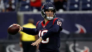 Houston Texans Quarterback Action Shot Wallpaper