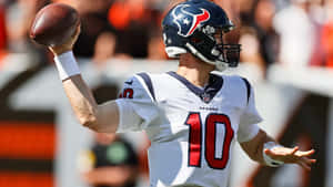 Houston Texans Quarterback Action Shot Wallpaper