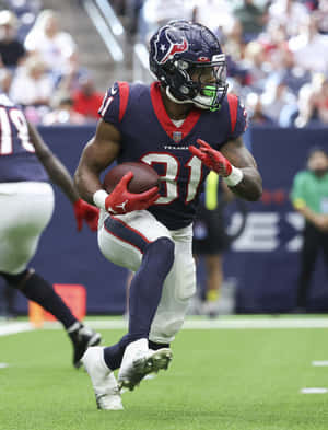 Houston Texans Running Back Action Wallpaper