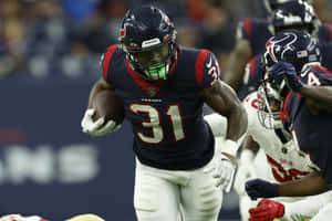 Houston Texans Running Back Action Wallpaper