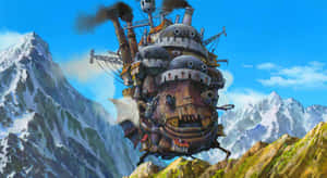 Howls Moving Castle Anime Scenery Wallpaper