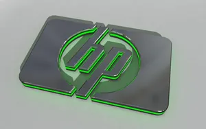 Hp 3d Metal Pad Logo Wallpaper