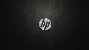 Hp Cool Metallic Logo Wallpaper
