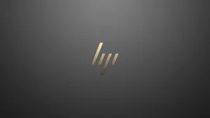 Hp In Premium Gold Wallpaper