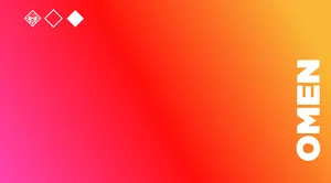 Hp Omen Orange Gradient Wallpaper