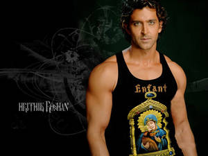 Hrithik Roshan Body Black Aesthetic Shirt Wallpaper