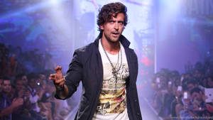 Hrithik Roshan In A Catwalk Wallpaper