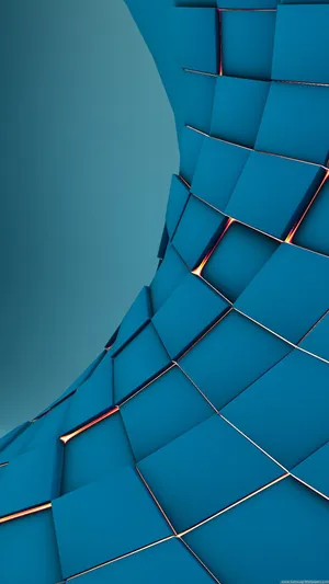 Htc Blue Tiles Wallpaper
