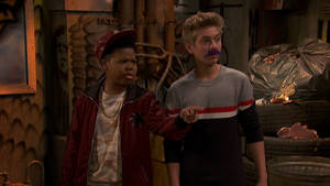 Hudson With Moustache Game Shakers Wallpaper