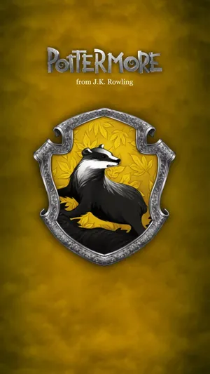 Hufflepuff Logo Harry Potter Iphone Wallpaper