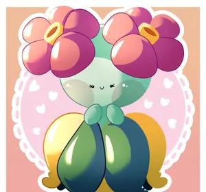 Huge-faced Bellossom Wallpaper