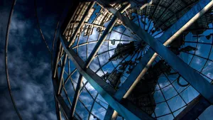 Huge Metal Globe Wallpaper