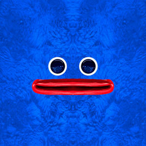 Huggy Wuggy Blue-furred Face Wallpaper