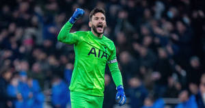 Hugo Lloris Cheering Loudly Wallpaper