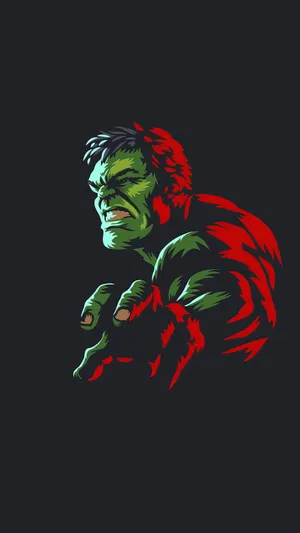 Hulk Digital Artwork 4k Marvel Iphone Wallpaper