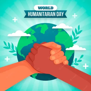 Humanitarian Grasping A Person's Hand Wallpaper
