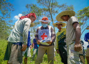 Humanitarian Work In Philippines Wallpaper