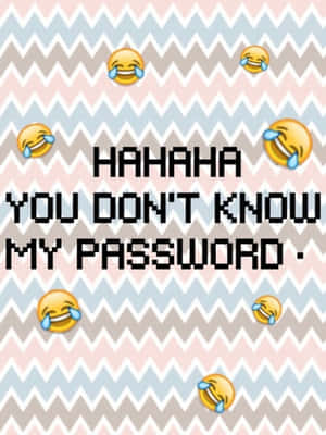 Humorous Password Lock Screen Wallpaper