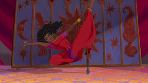 Hunchback Of Notre Dame Dancing Esmeralda Wallpaper