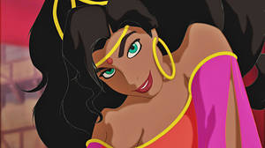 Hunchback Of Notre Dame Esmeralda Closeup Wallpaper