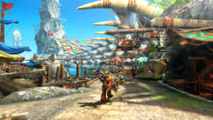 Hunt And Conquer With Monster Hunter 3 Wallpaper