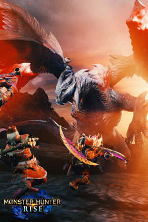 Hunt Down A Variety Of Powerful Monsters In Monster Hunter 3 Wallpaper