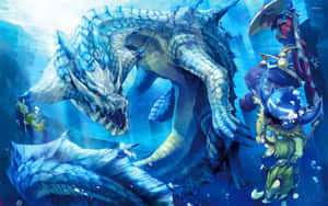 Hunt Giant Beasts With Monster Hunter 3 Wallpaper