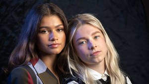 Hunter Schafer And Zendaya Wallpaper