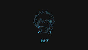 Hunter X Hunter Killua Zoldyck Minimalist Art Wallpaper