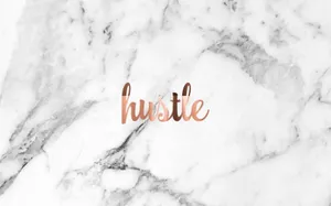 Hustle Aesthetic Gray Marble Wallpaper