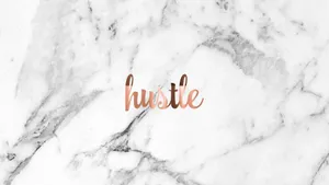 Hustle Macbook Pro Aesthetic Marble Wallpaper