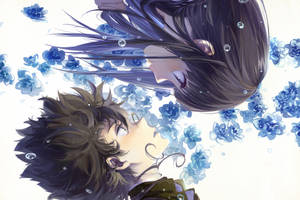 Hyouka Eru And Oreki Opposites Wallpaper