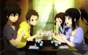 Hyouka Friendly Lunch Wallpaper
