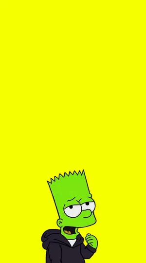 Hype Bart Yellow Wallpaper