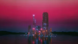 Hype Neon City Wallpaper