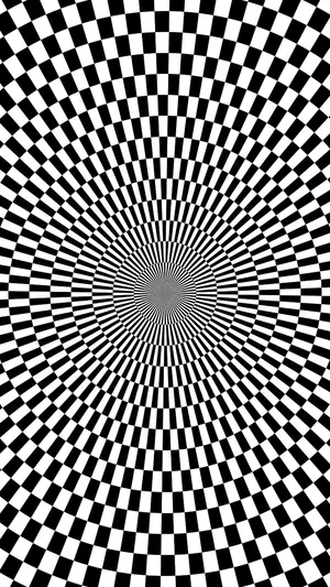 Hypnotic Checkered Vortex.jpg Wallpaper