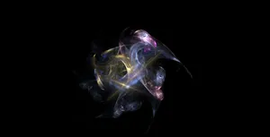 Hypnotic Hyperbolic Fractal Light Exhibition Wallpaper