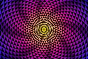 Hypnotic Spiral Illusion Wallpaper